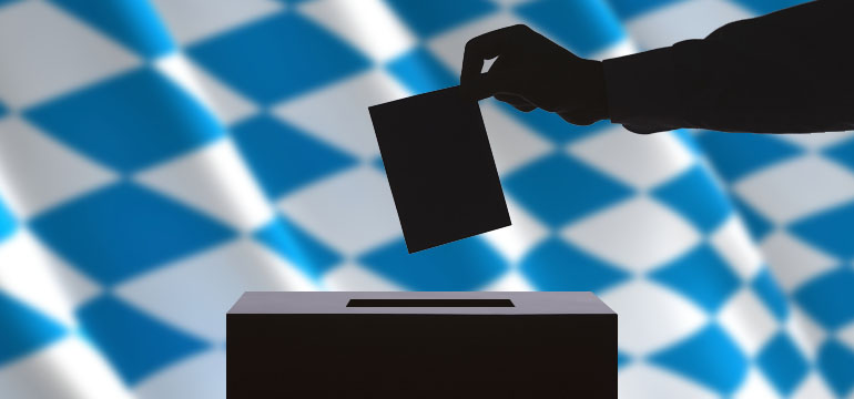 Ständig aktualisierte Wahlergebnisse aus dem Freistaat Bayern auf gemeindezeitung.de