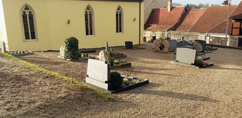 Friedhof ist ein emotionales Thema. Bild Huber Schmitt
