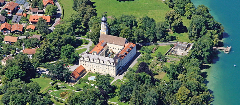 Das Kloster in Bernried a. Starnberger See. Bild: Gerhard Schubert
