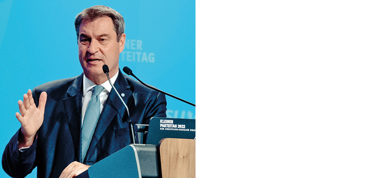 Ministerpräsident Dr. Markus Söder. Bild: CSU