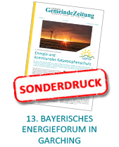 Sonderdruck 13. Bayerisches EnergieForum in Garching